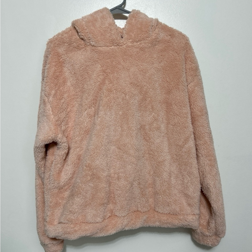 Pink Teddy Bear Hoodie with Ears